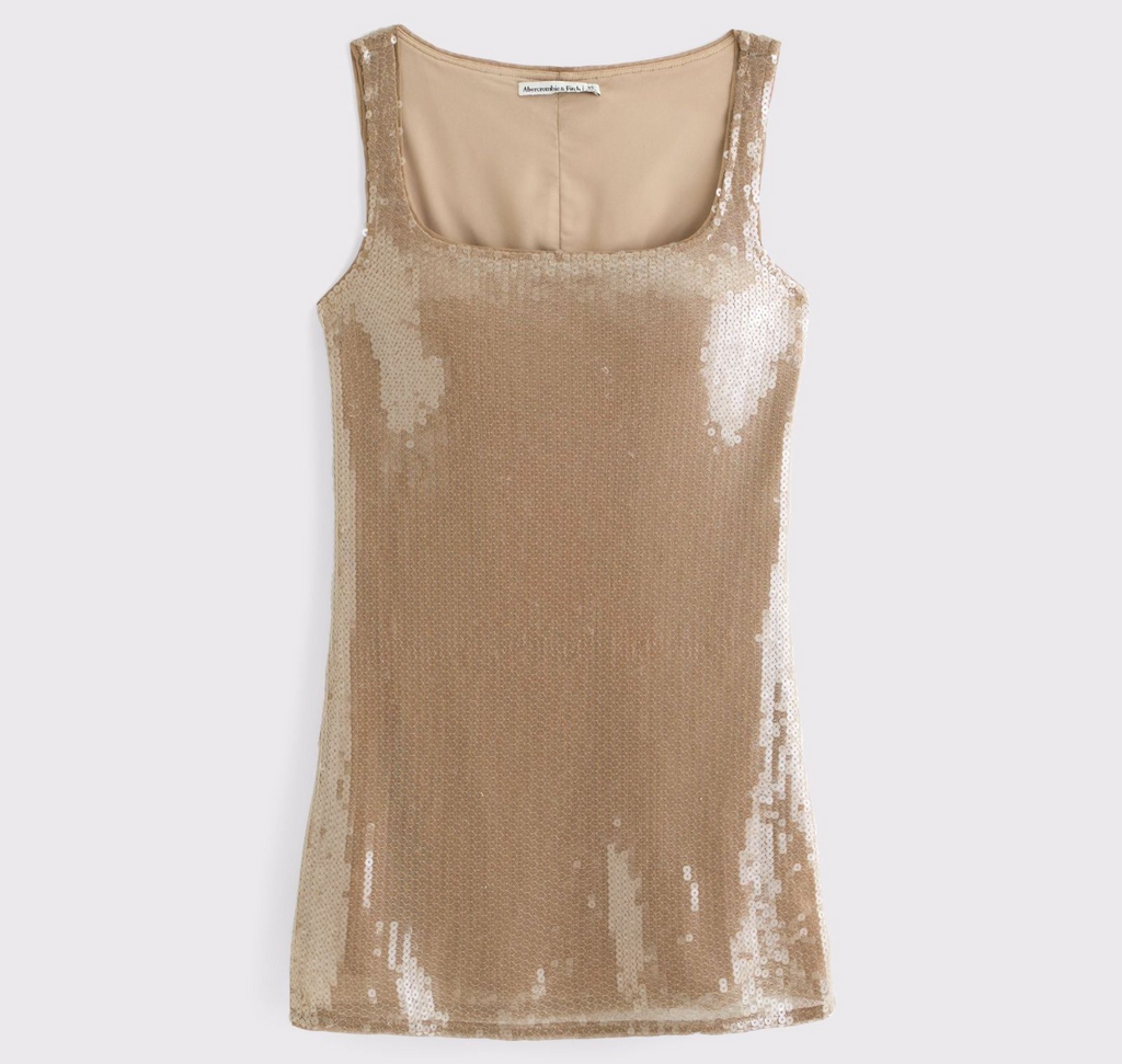 ABERCROMBIE vestido de lentejuelas