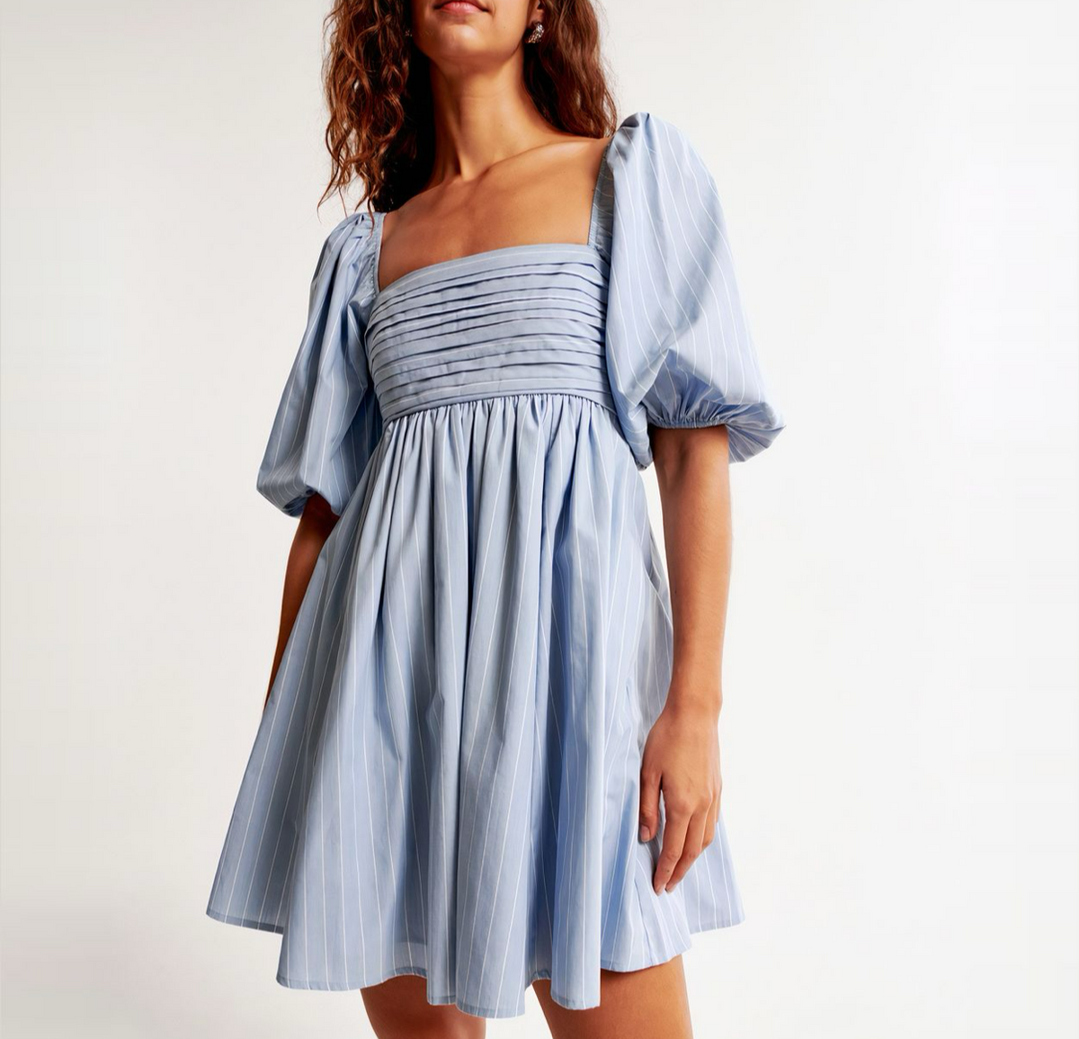 ABERCROMBIE vestido con mangas abullonadas