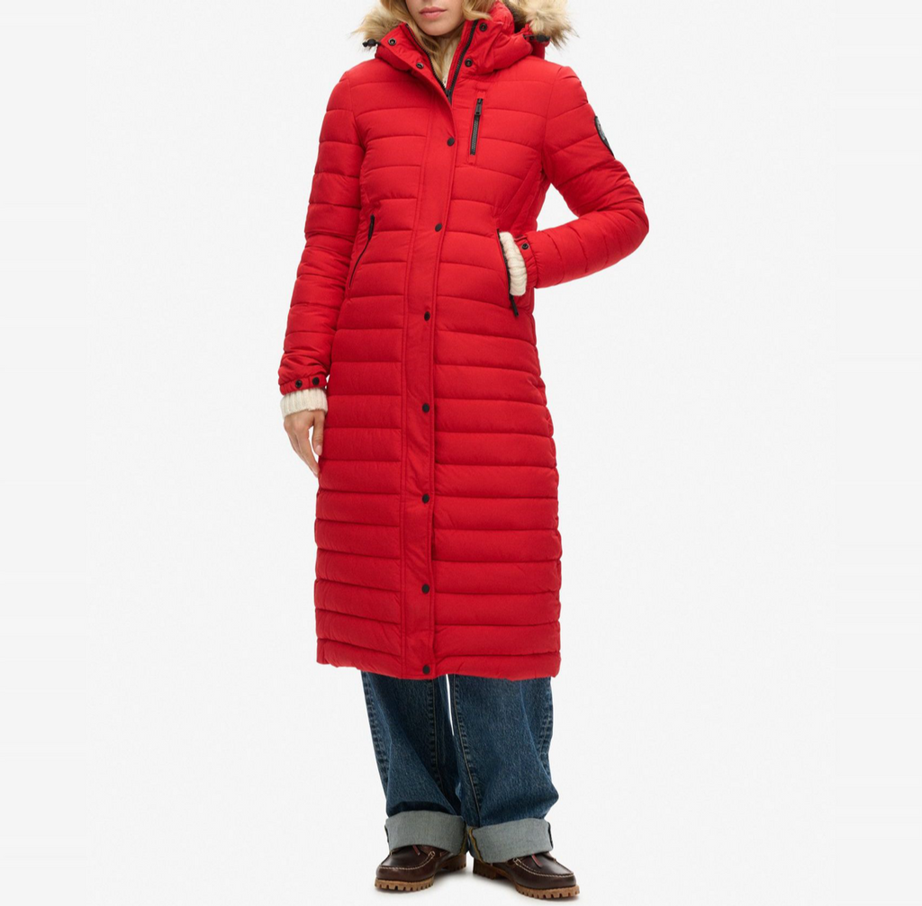 SUPERDRY anorak roja