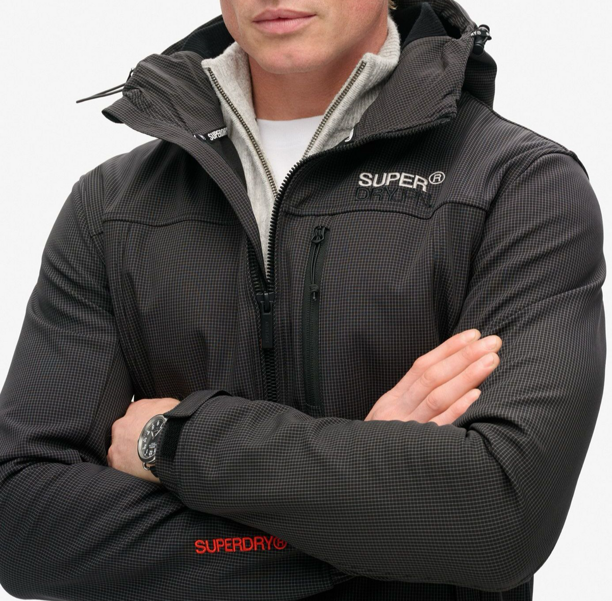 SUPERDRY Parka antracita