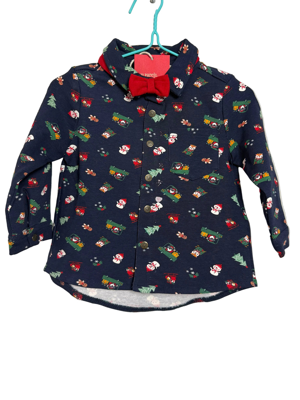 DPAM camiseta manga larga con pajarita