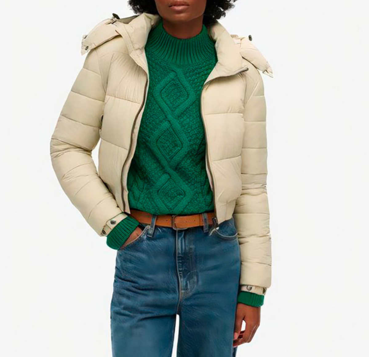 SUPERDRY anorak beige