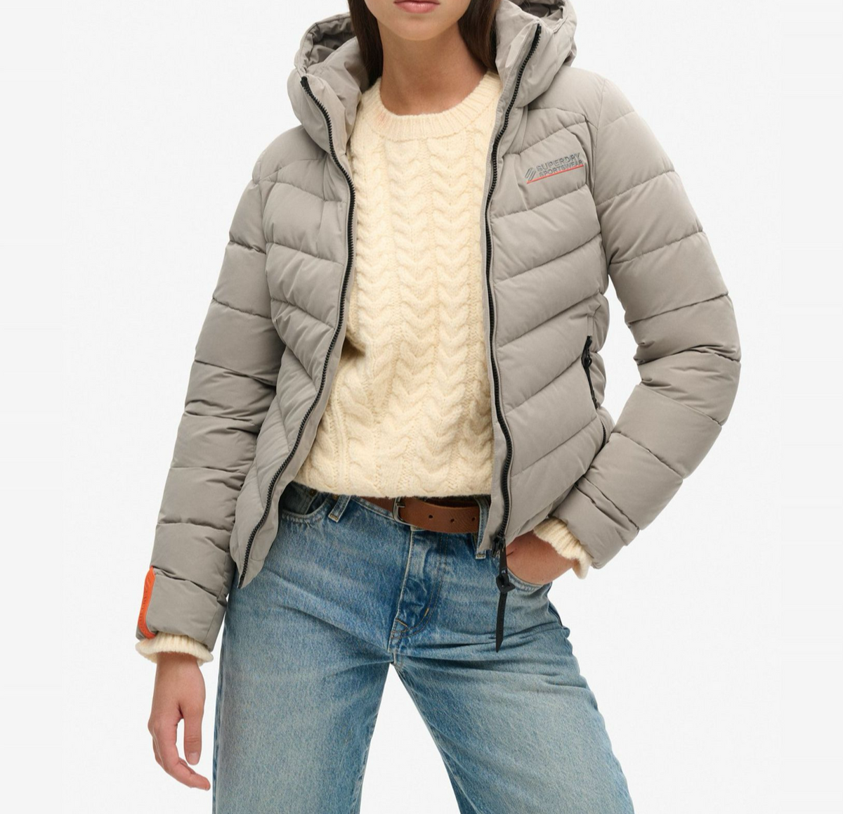 SUPERDRY anorak topo claro