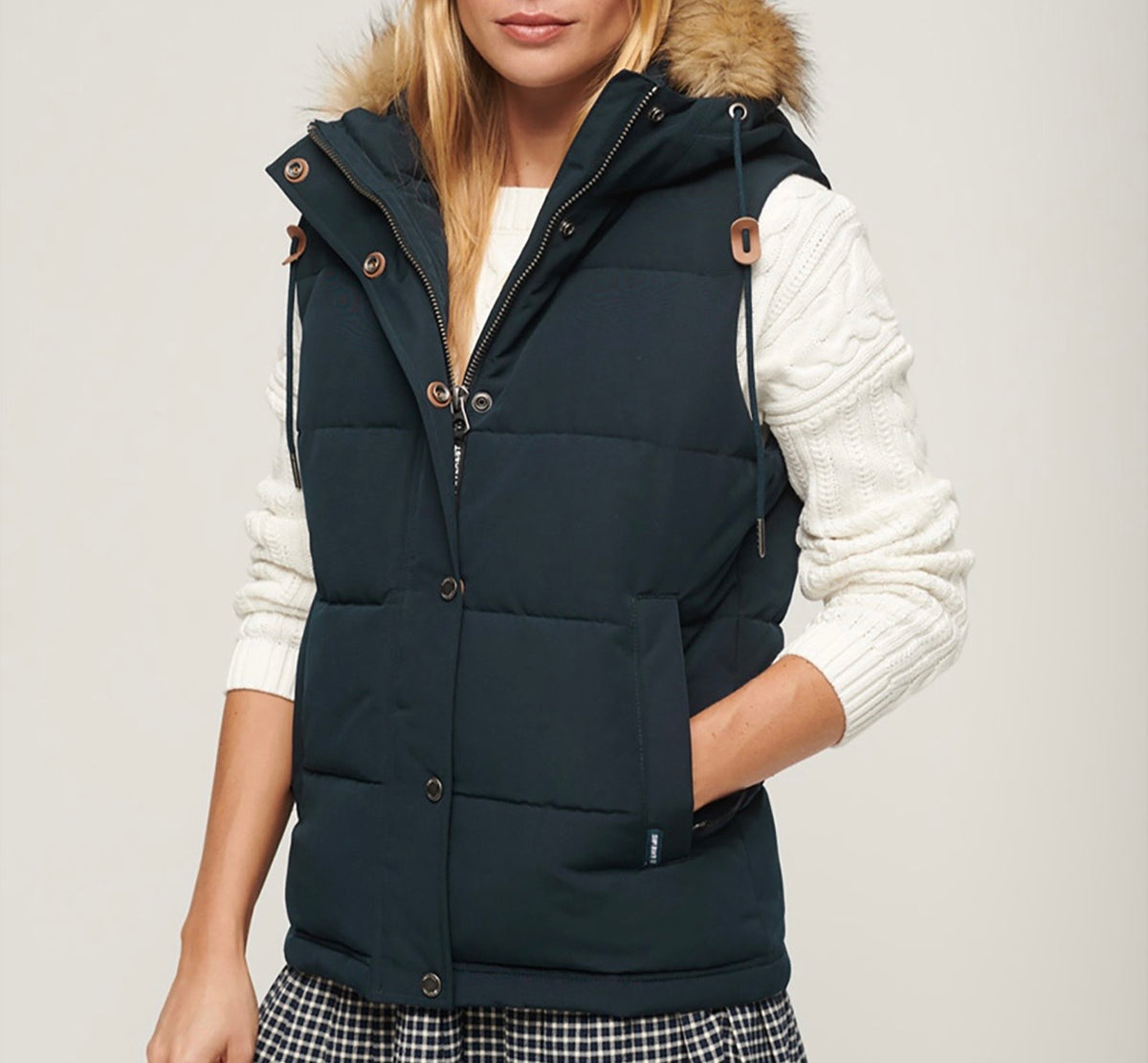 SUPERDRY chaleco acolchado