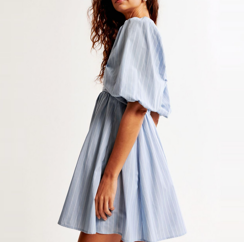 ABERCROMBIE vestido con mangas abullonadas