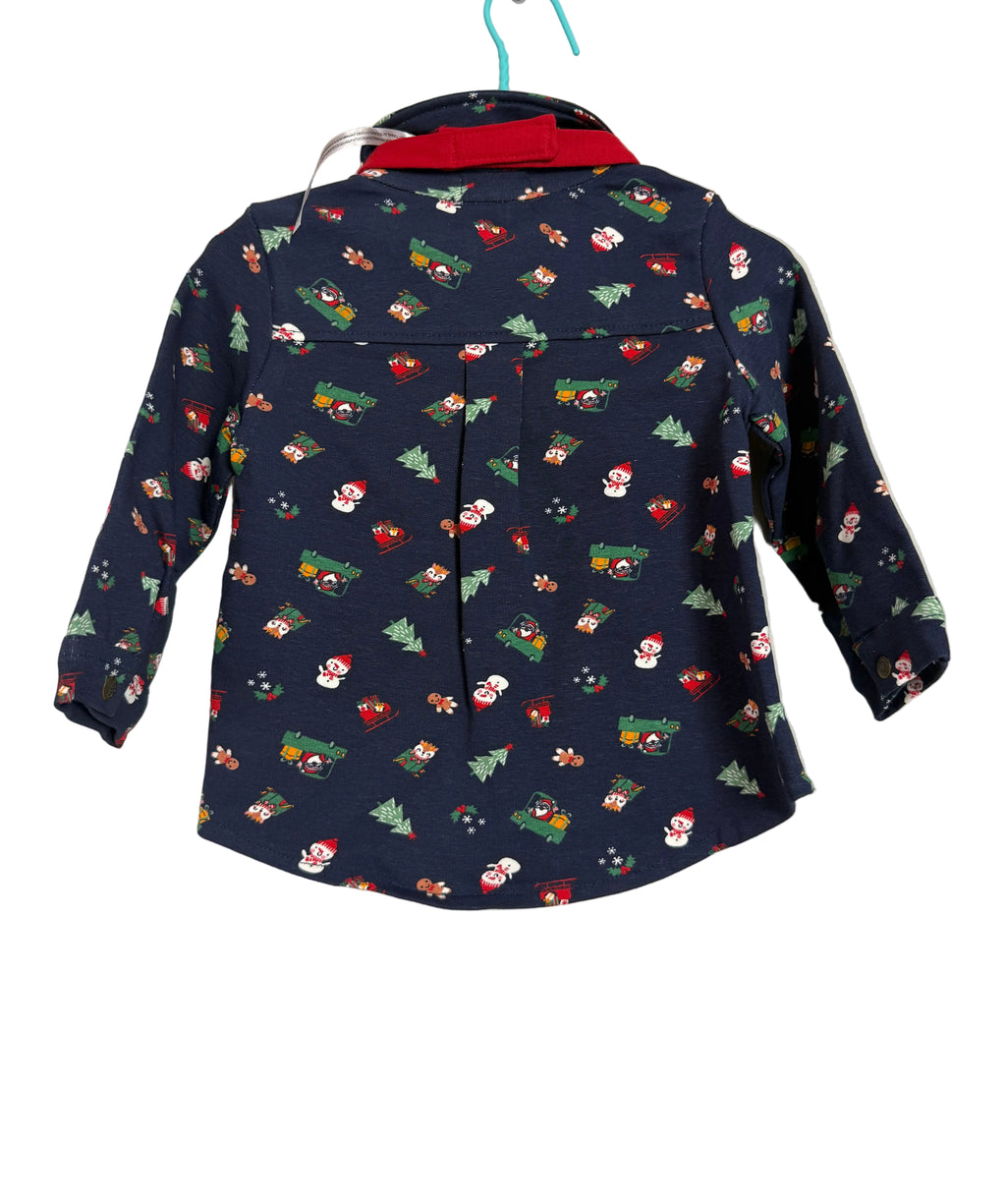 DPAM camiseta manga larga con pajarita