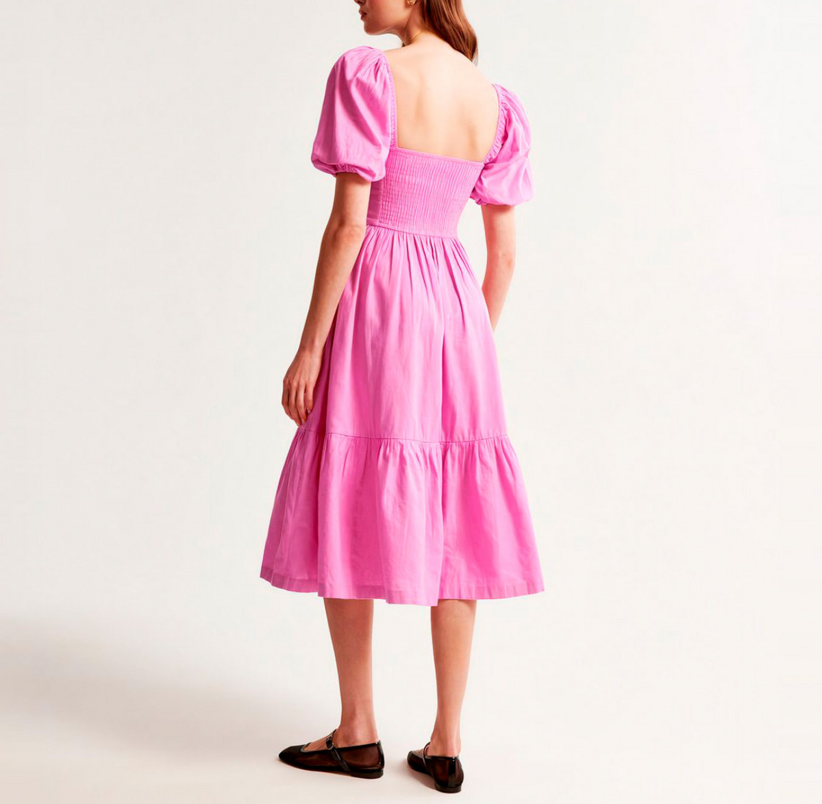 ABERCROMBIE vestido con mangas abullonadas
