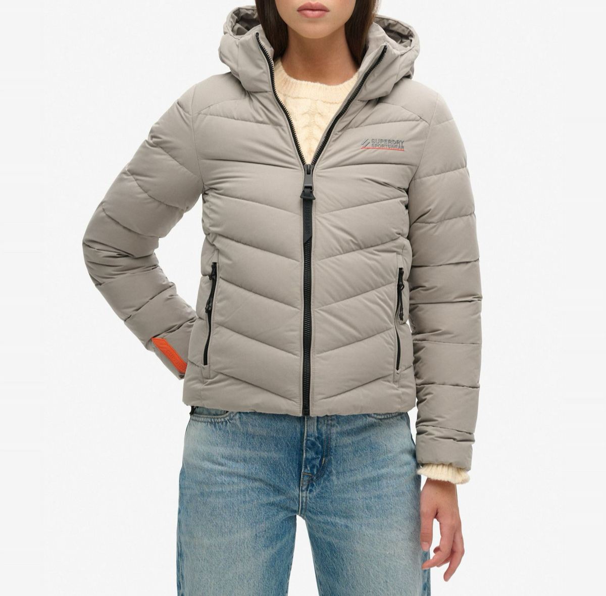 SUPERDRY anorak topo claro