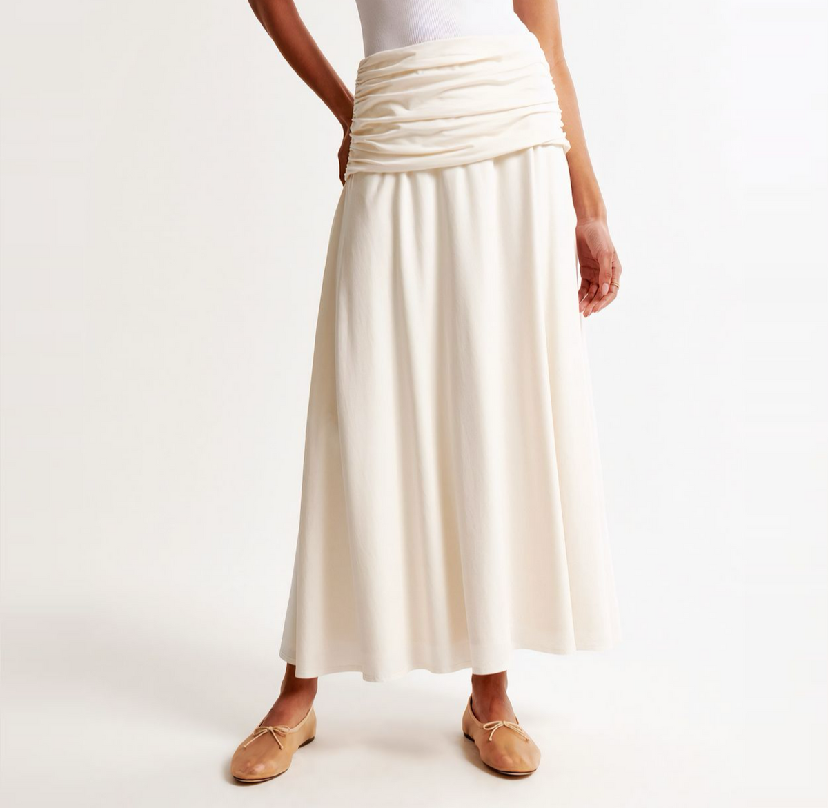 ABERCROMBIE falda blanco roto